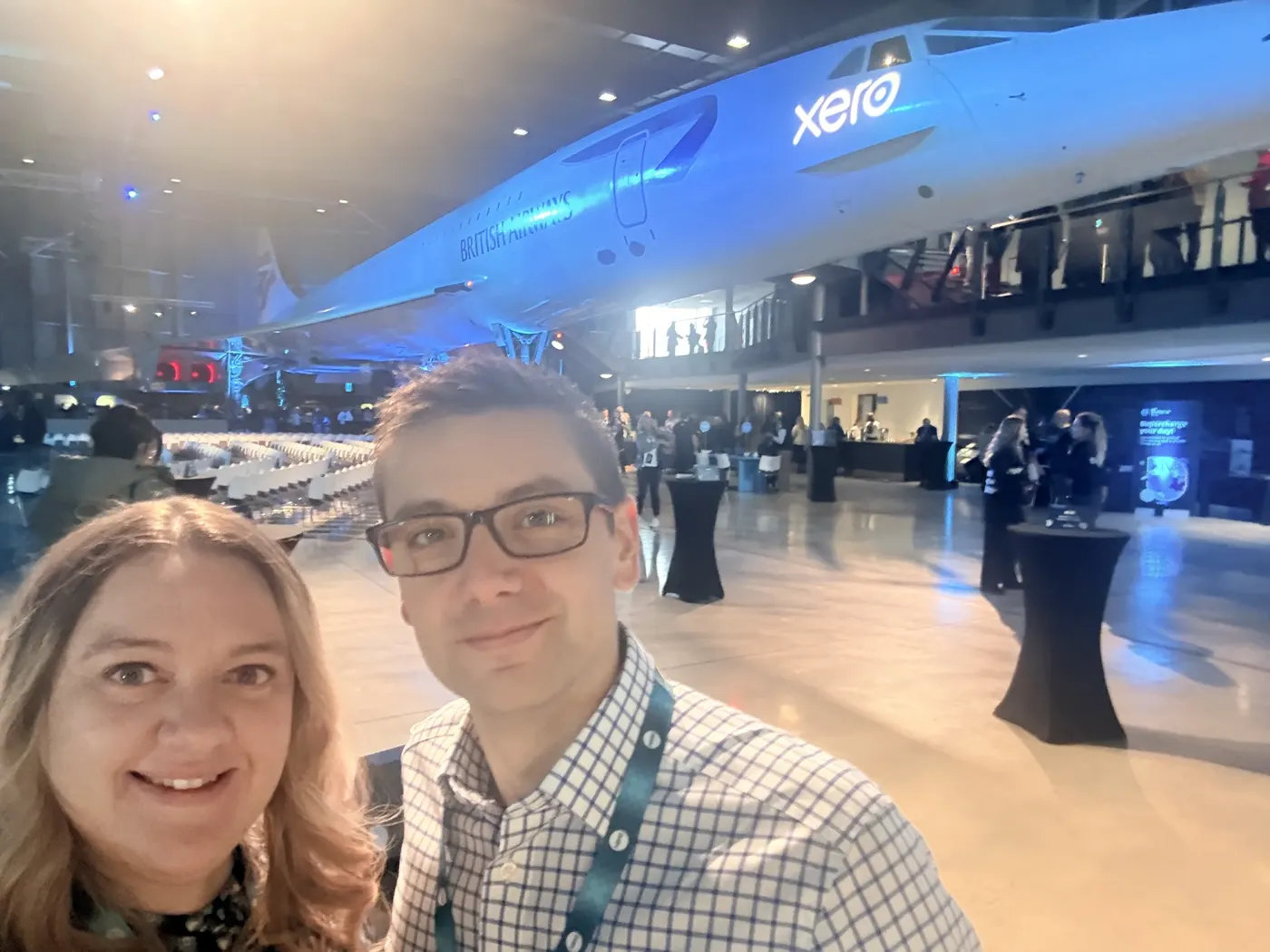 Xero Roadshow under Concorde